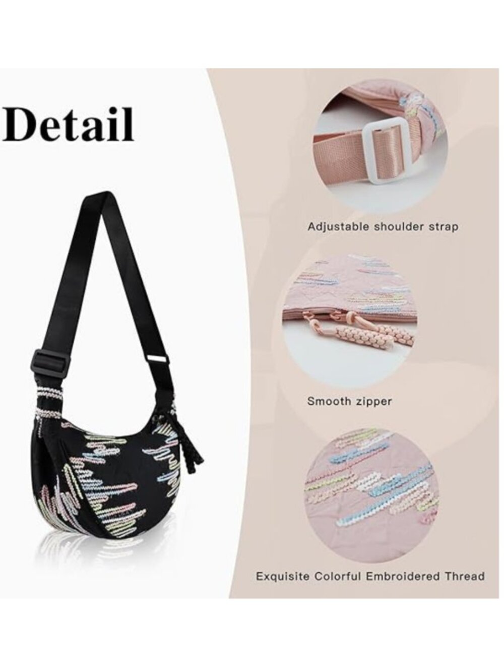 Small Nylon Crossbody Bag - Picture 10 of 11